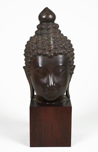 Bronze Thai Buddha Head